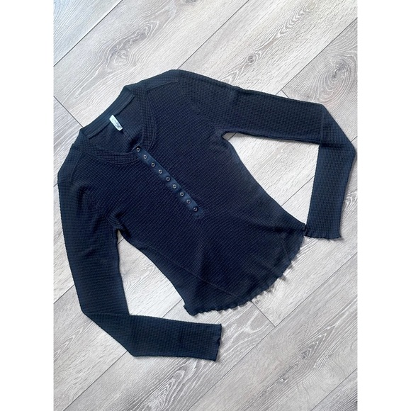 Intimately Free People One Of The Girls Long Sleeve Waffle Knit Thermal - Picture 5 of 15